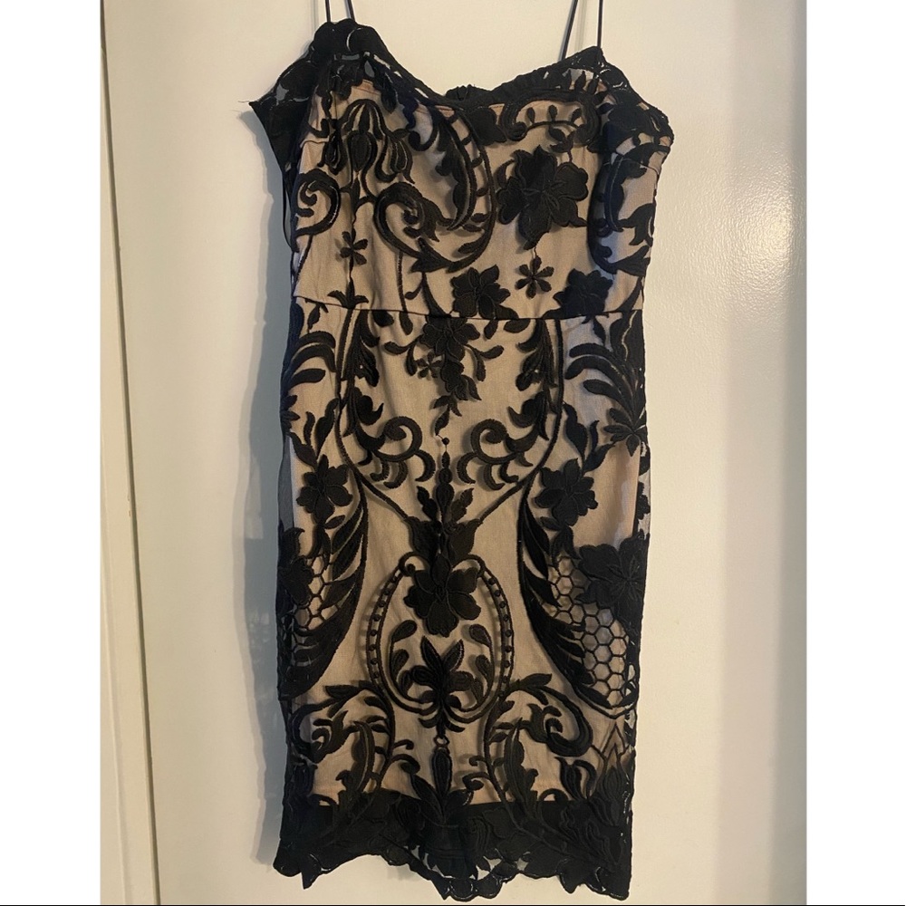 Quiz mini black dress, new with tags